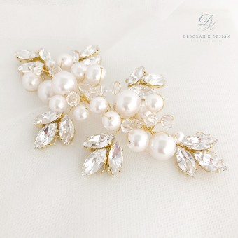Deborah K Style #Brielle Headpiece #1 Silver thumbnail