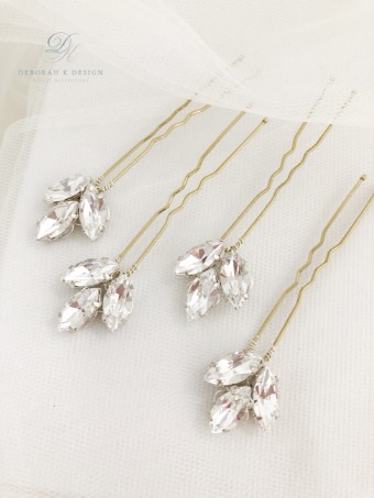 Deborah K Style #Libby Pins #2 default Gold thumbnail