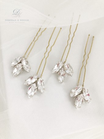 Deborah K Style #Libby Pins #1 Gold thumbnail