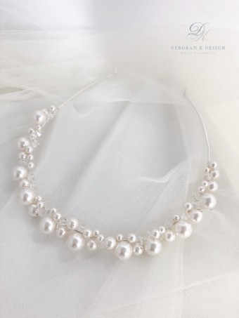 Deborah K Style #Sabine Headband #2 Silver thumbnail