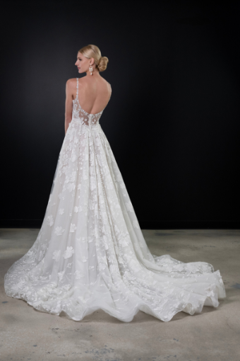 Martina Liana Style #Vivi - 1749 #12 (IVIV-PL) IVR LCE & TULLE OV IVORY ROYAL ORG W PORCELAIN TULLE ILLUSION thumbnail