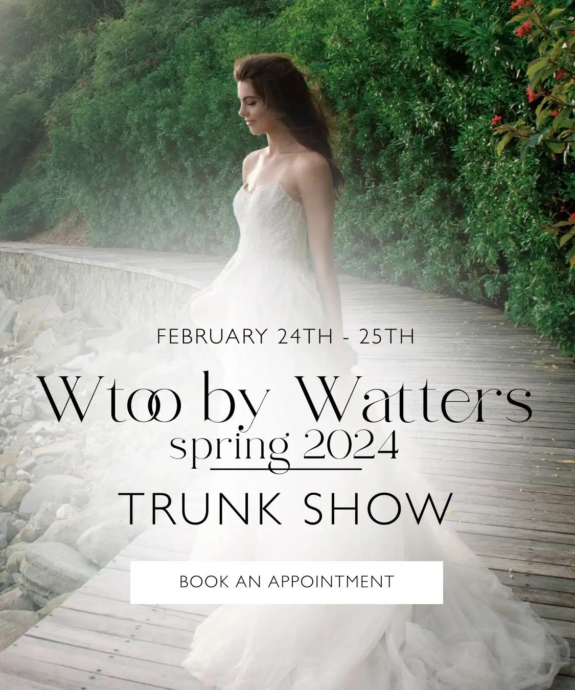 Wtoo by Watters Spring 2024 Trunk Show Banner Mobile